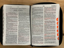 Bíblia de letra grande Reina Valera 1960  TAMANO manual negro cierre Indice
