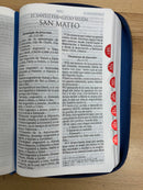 Bíblia Jean letra grande tamaño manual cierre índice reiena Valera 1960 12 puntos bolsillo