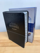 Bíblia de estudio chuch  swindoll Ntv sentipiel negro con índice