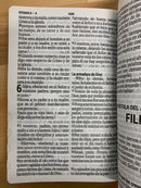 Bíblia de letra súper gigante reina Valera 1960 imitación piel con índice 19 puntos