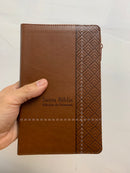 Bíblia de promesa café TAMANO manual reina valera 1960 cierre indice 12 puntos