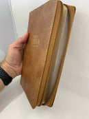 Bíblia Letra grande Reina Valera 1960 ultrafina cafe claro cierre 12 puntos