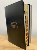 Biblia reina valera 1960 letra grande tamaño manual negro indice CONCORDANCIA 12 puntos