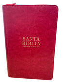Biblia para mujer letra GRANDE tamaño manual reina1960 rosa Indice 12 puntos