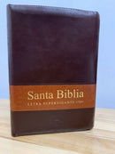 BIBLIA LETRA SUPER GIGANTE 19 PUNTOS REINA VAL1960 MARRON CIERRE e INDEX