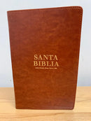 Biblia Letra Grande RV1960 imit. piel café con índice 12 puntos